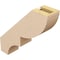 Ekena Millwork 3-inch W x 12-inch D x 12-inch H Ridgewood Rough Cedar Woodgrain TimberThane Knee Brace, Primed BRCUR03X12X12RIDRCPR - alternate 4